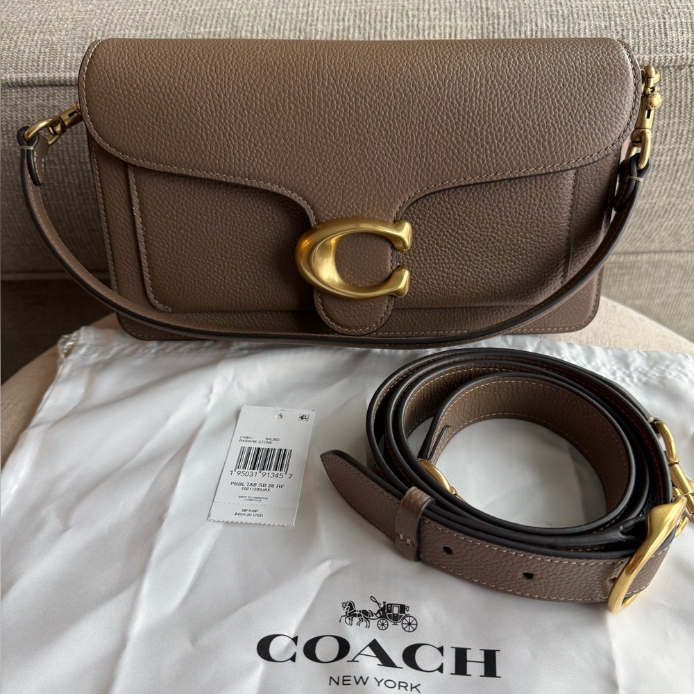Coach Tabby 26 Dark Stone
